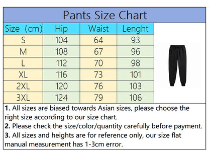 Los Angeles Womens Mens Sweatpants Elastic waist Casual Outdoors Jogging Pants High Quality Fashion Versatile Sport Trousers - Smarsty