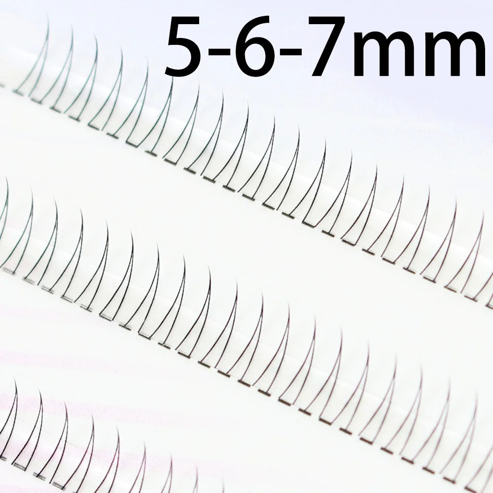 J Curl V Shape Black Under Lashes for Natural Look - Smarsty