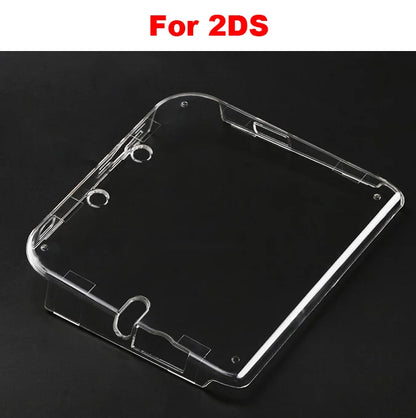 Clear Crystal Protective Case for Nintendo 2DS with Anti Dust Film - Smarsty