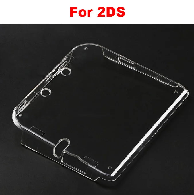 Clear Crystal Protective Case for Nintendo 2DS with Anti Dust Film - Smarsty