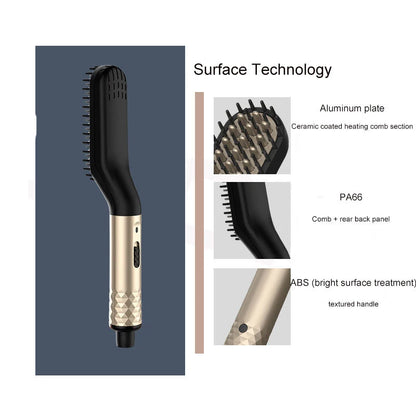 Electric Hot Comb Straightener for Quick Beard Styling - Smarsty