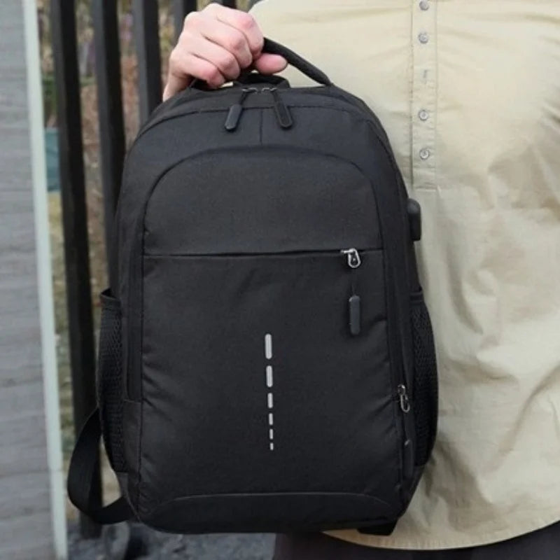 Nylon Backpack Simple And Fashionable Casual Backpack Business Commuting Computer Bag Large Capacity Backpack - Smarsty