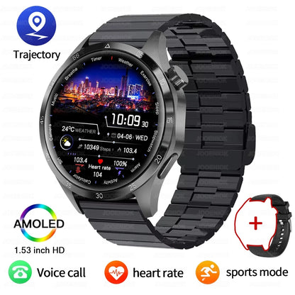 GT5 Pro GPS Smartwatch with AMOLED Screen and Heart Rate Monitoring - Smarsty