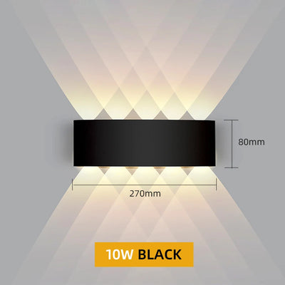 Waterproof Aluminum LED Wall Lamp for Indoor and Outdoor Use - Smarsty