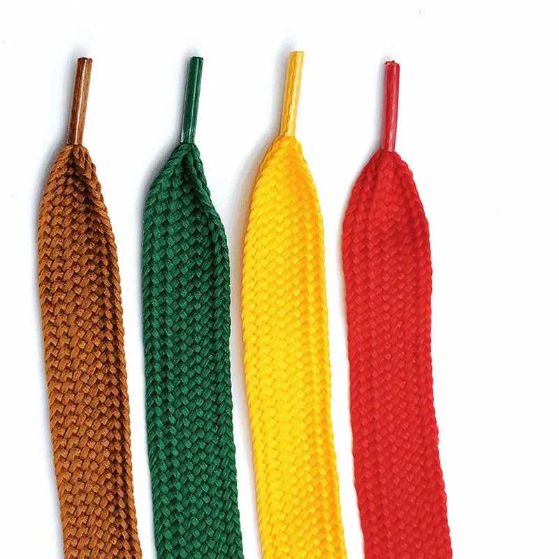 2cm Wider Flat Shoelaces New Casual Sneakers Laces for Shoes Fashion Rope Shoelace 100/120/140/160CM Shoes Accessories 1Pair