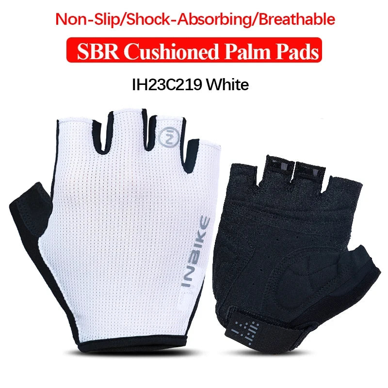 INBIKE Shockproof Gel Cycling Gloves Half Finger - Smarsty