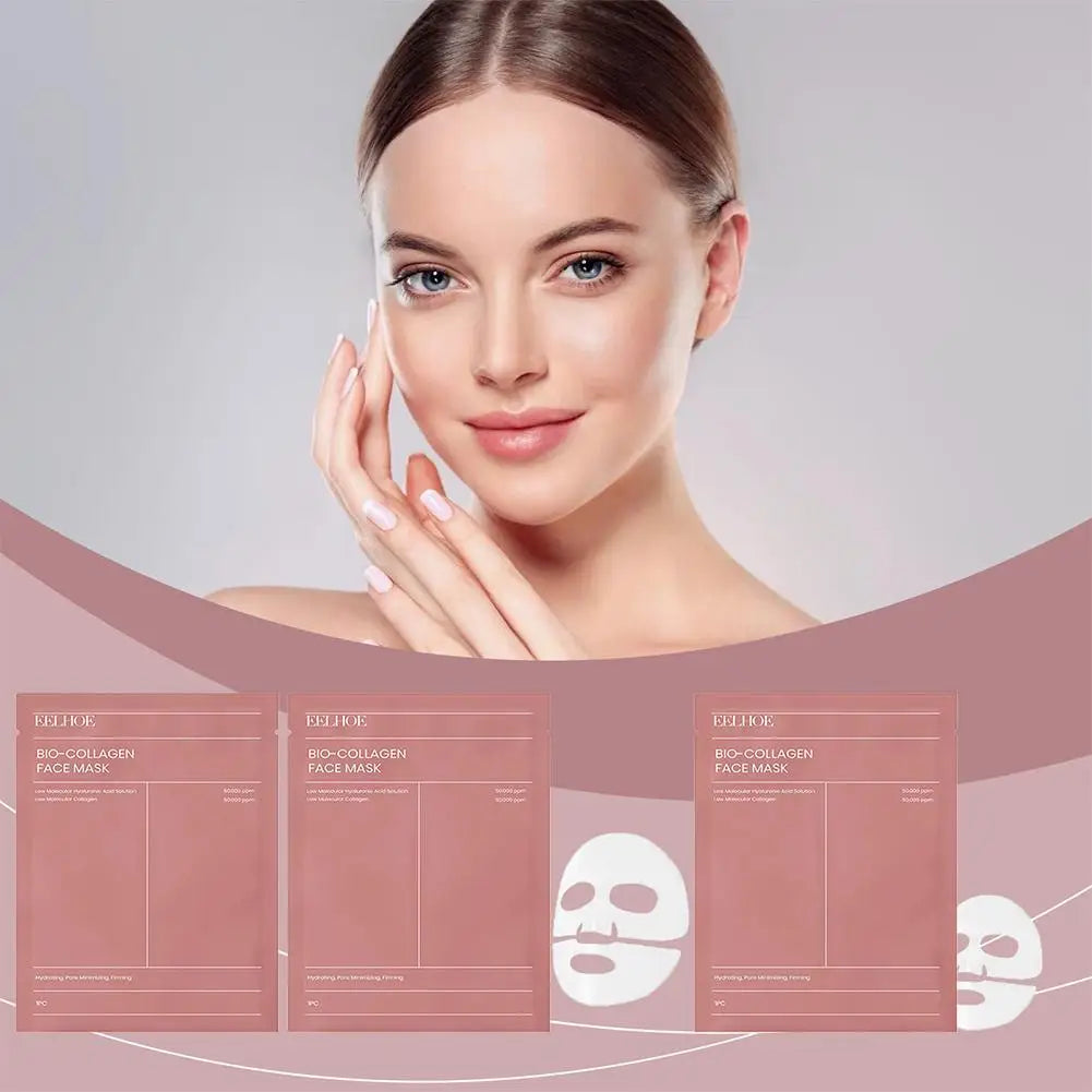Bio Collagen Face Mask for Deep Hydration and Brightening - Smarsty