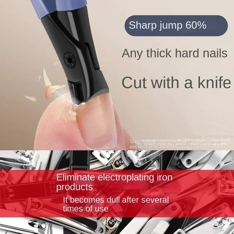 Anti-Splash Nail Clippers for Thick Nails Large Size - Smarsty