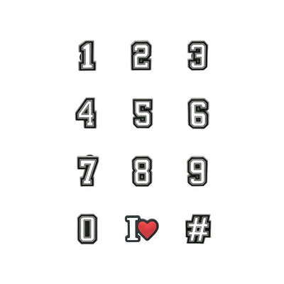 Pink Letter Shoe Charms for Crocs Accessories Women Clogs Pins Men Badge Kids Jeans Girls Decorations Buckle Shoes Accessories - Smarsty