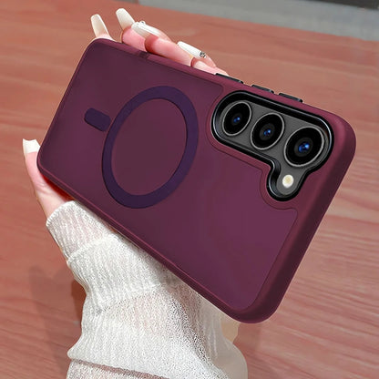 Matte Translucent Galaxy Phone Case With Magnetic Closure - Smarsty