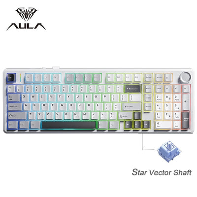 Gaming Mechanical Keyboard With Wireless Three Mode - Smarsty