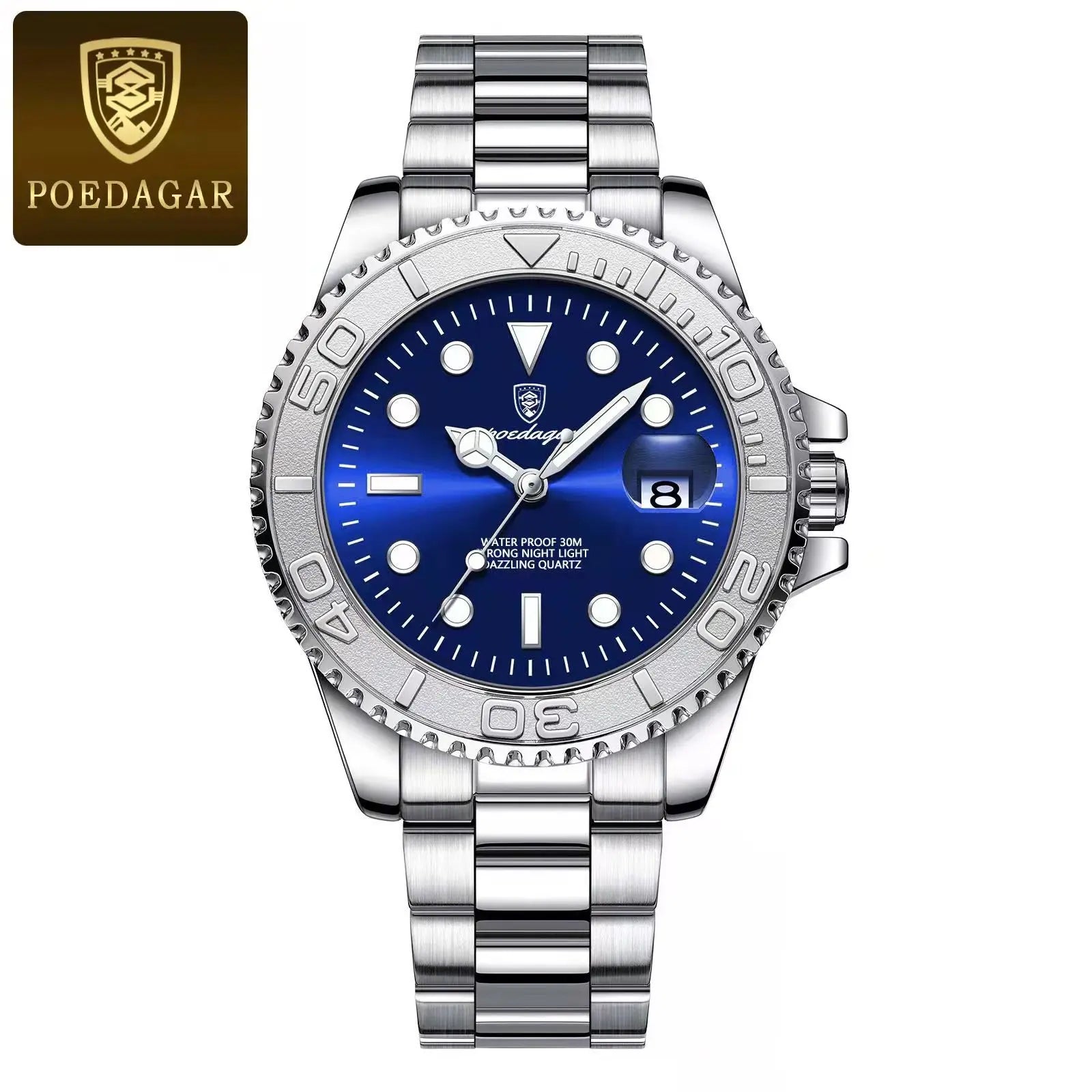 Luxury Waterproof Men's Quartz Watch with Luminous Features - Smarsty