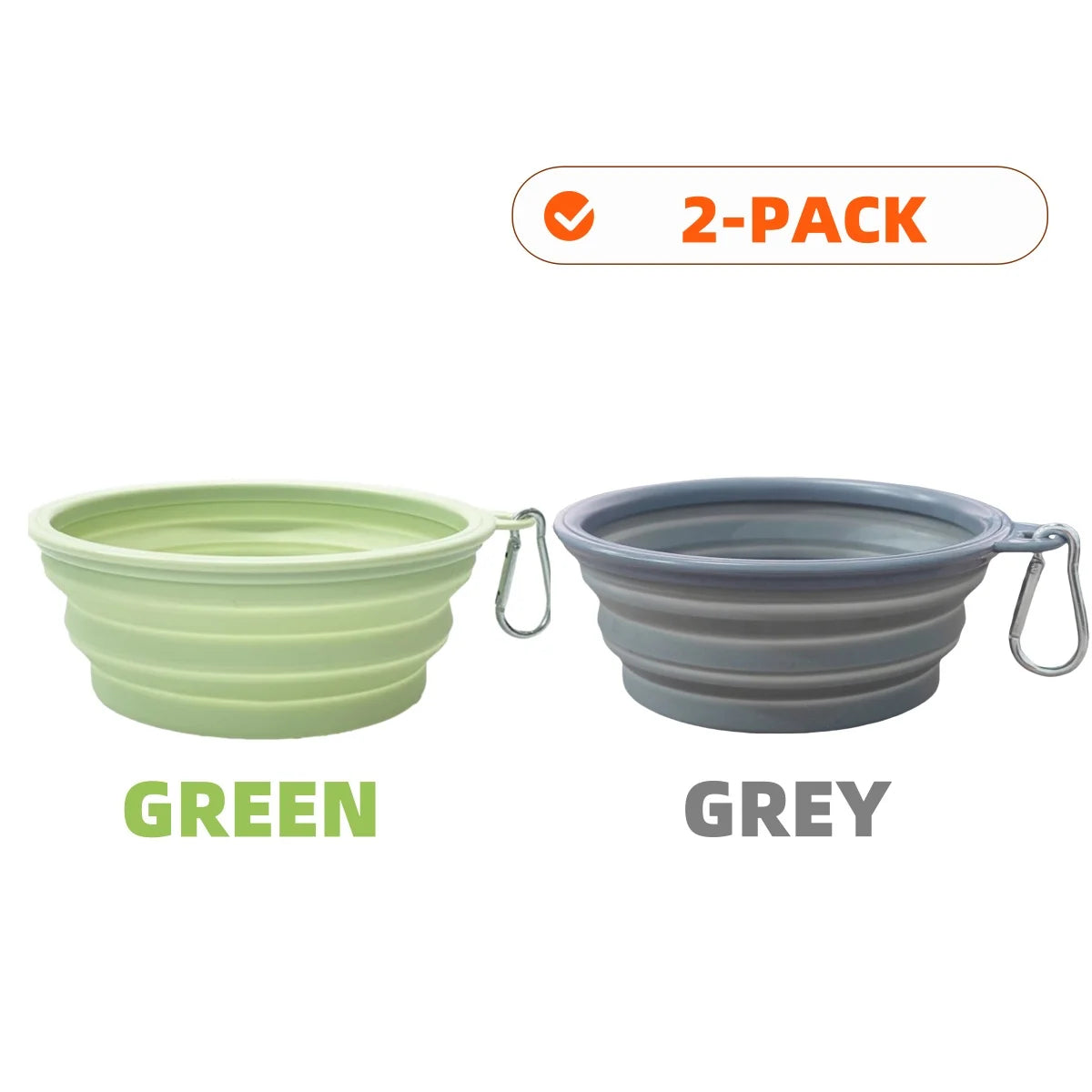 Collapsible Silicone Dog Bowls for Travel and Camping - Smarsty