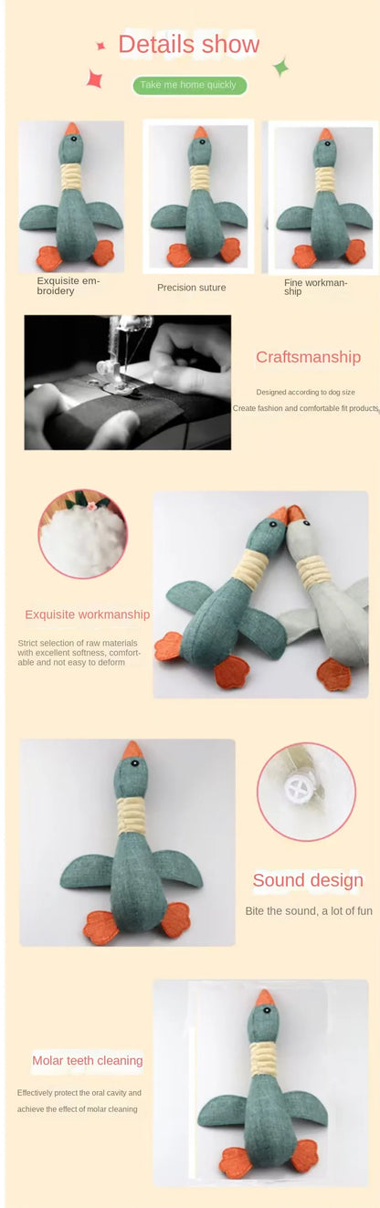 Sound-Resistant Wild Goose Pet Toy for Dogs and Cats - Smarsty