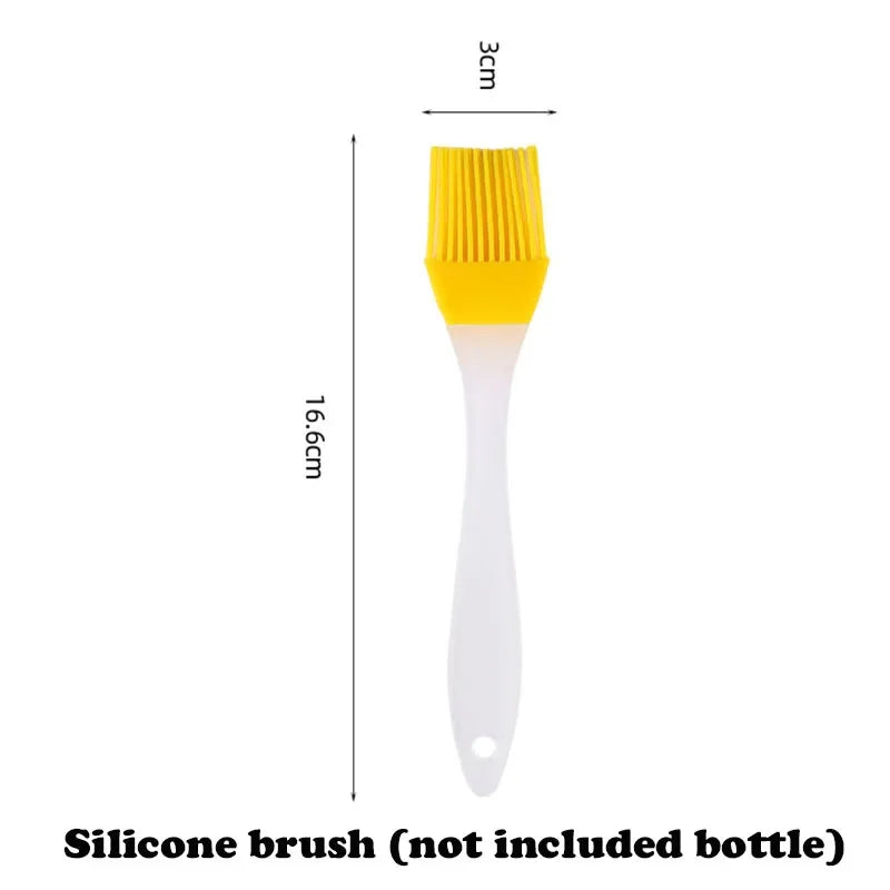 200/300/500ml Oil Spray Bottle BBQ Cooking Olive Oil Sprayer Plastic Baking Oil Spray Empty Bottle Vinegar Bottle Or  Oil brush - Smarsty