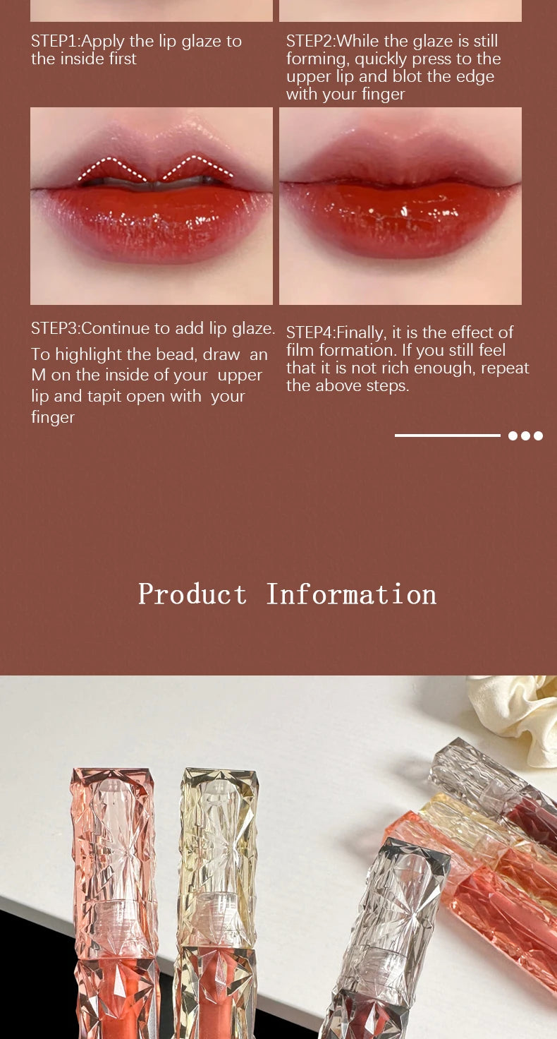 Long-Lasting Waterproof Lip Gloss for Hydrated Lips - Smarsty