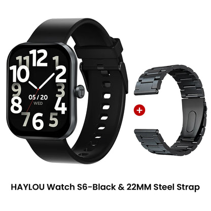 Haylou S6 Smartwatch With HD Display And Fitness Tracking - Smarsty