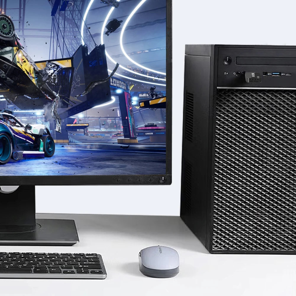 AX900 Driver-Free Wireless Network Card Dual-Band USB Network Card 900Mbps USB WiFi Dongle 2.4G&5GHz for Laptop Windows 7 10 11