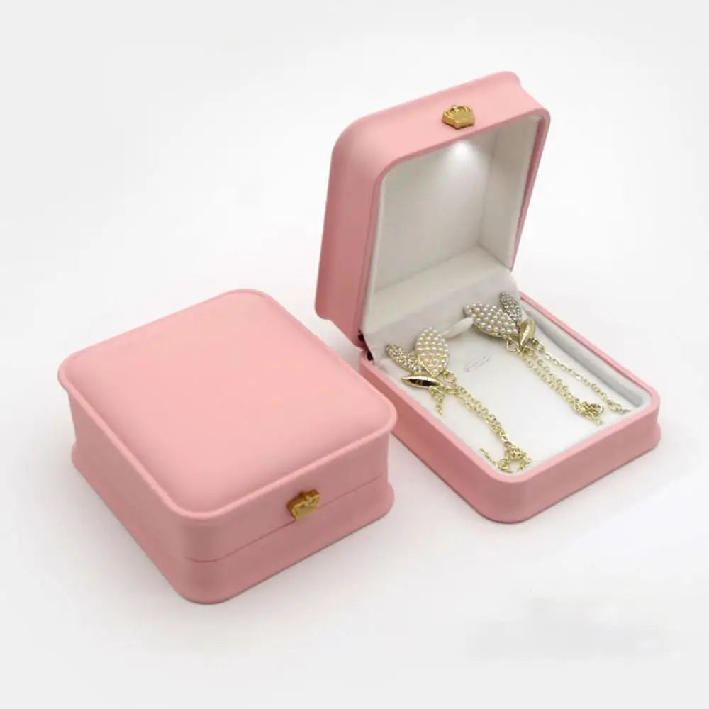 Luxury LED Jewelry Ring Box for Engagement and Wedding - Smarsty