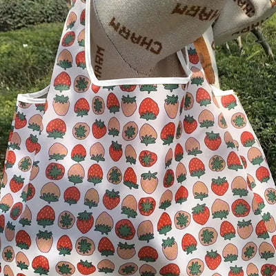 Large Reusable Shopping Bags Foldable Polyester Eco Friendly - Smarsty