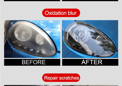 Car Headlight Restoration Polishing Kits Headlamp Repair Kits Car Light Polisher Cleaning Paste Car Paint Care Refurbish Agent - Smarsty