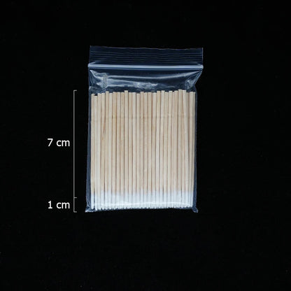 300 Pcs Wooden Cotton Swabs for Nail Polish Removal - Smarsty