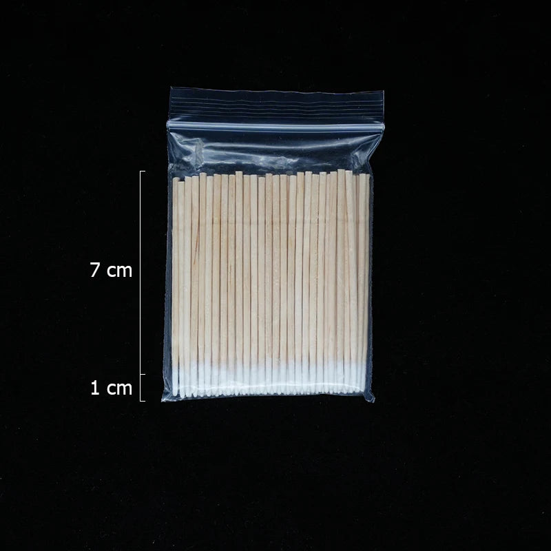 300 Pcs Wooden Cotton Swabs for Nail Polish Removal - Smarsty