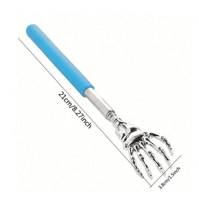Portable Extendable Back Scratcher Stainless Steel Telescoping Back Scratcher for Both Human and Pets Extendable Back Massager - Smarsty