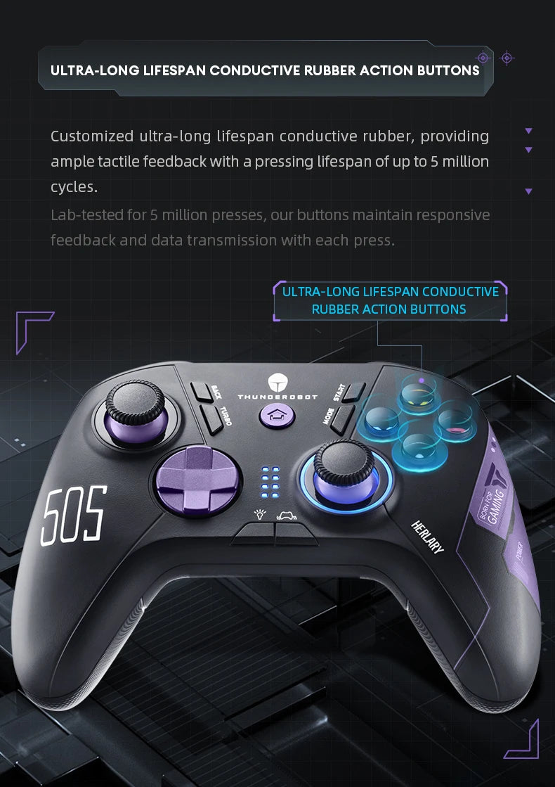 Thunderobot G50S Wireless Gaming Controller with Hall Effect Joystick - Smarsty