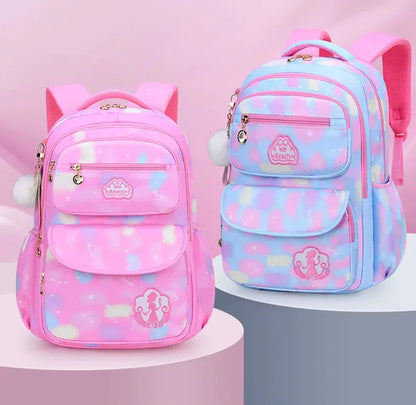 Pink Kids Backpack Waterproof Kawaii School Bag For Girls - Smarsty
