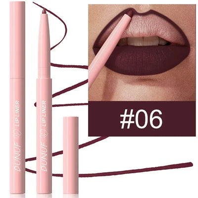 Matte Red Brown Lip Liner Pencil for Plump Lips - Smarsty