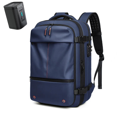 Travel Men 17 inch Laptop Backpack vacuum compression Backpack Business Large Capacity school Backpack expand outdoor backpack - Smarsty