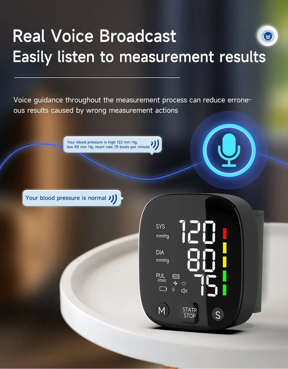 Yongrow Rechargeable Digital Wrist Blood Pressure Monitor - Smarsty