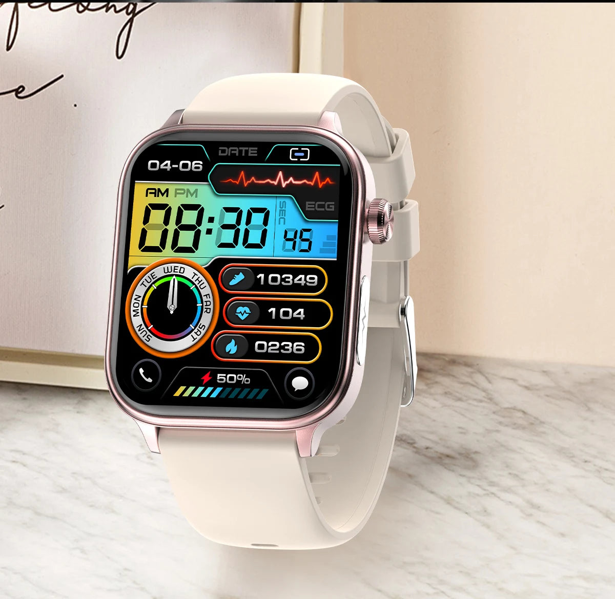 2025 Smart Watch with ECG PPG Health Monitoring - Smarsty