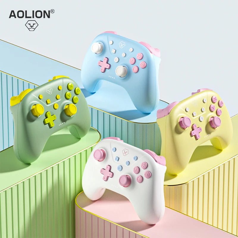 AOLION Bluetooth Controller for Switch PC iOS Android Turbo Function - Smarsty