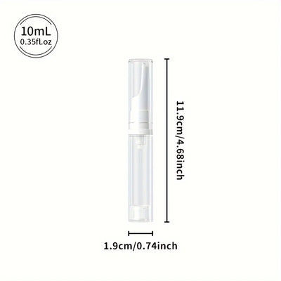 Clear Airless Foundation Dispenser Travel Bottles Set - Smarsty