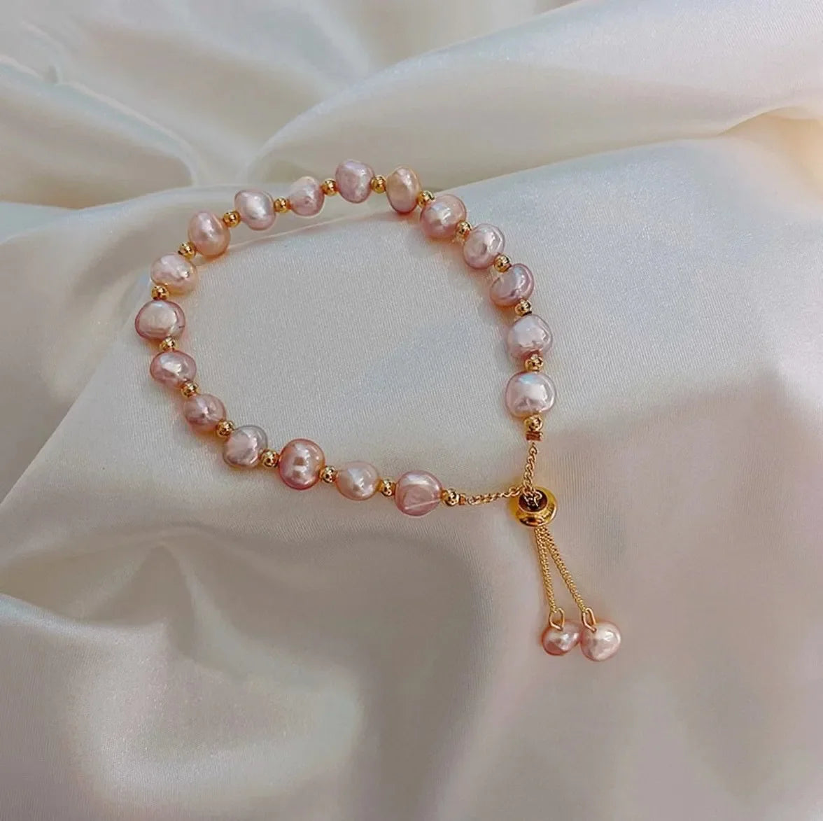 Women's Cherry Blossom Hand Jewelry with Pink Zircon - Smarsty