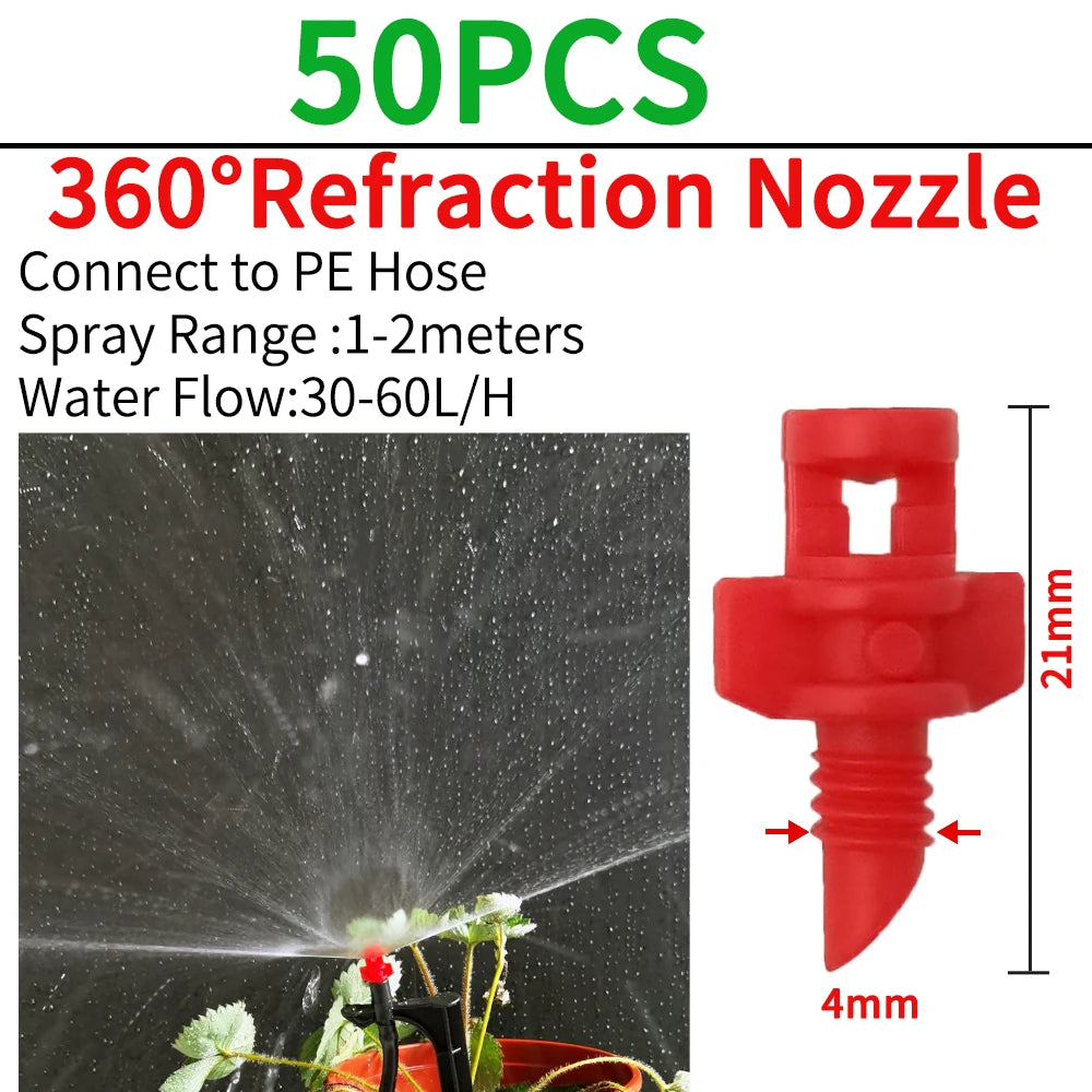 Adjustable Micro Spray Watering Dripper for Gardens - Smarsty