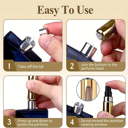 Travel Size 5ml Portable Spray Bottles Set - Smarsty
