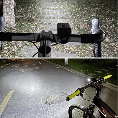 LED Bicycle Front Light Type-C Rechargeable Bicycle Headlight MTB Road Bike Headlamp Easy to Install Cycling Accessories - Smarsty