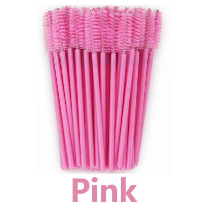 50Pcs Disposable Eyelash Brushes for Makeup Application - Smarsty