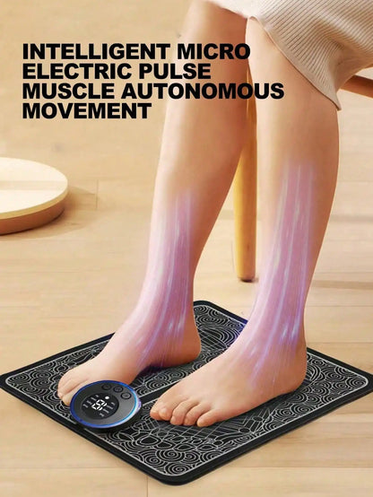 Rechargeable EMS Foot Massager for Enhanced Blood Circulation - Smarsty