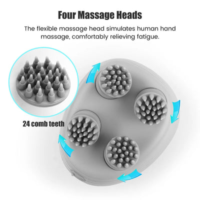 Electric Head Massager with Deep Tissue Relief - Smarsty