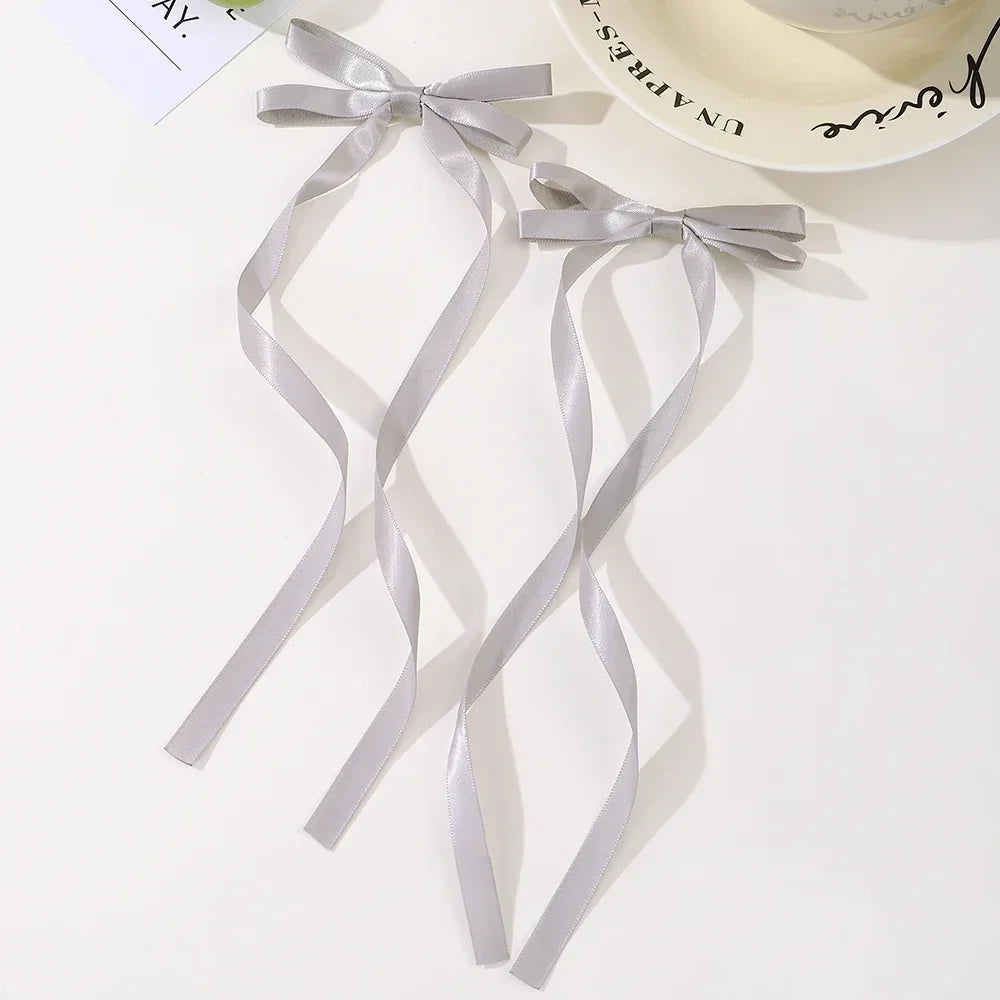 Fabric Hair Bow Clips Set for Women and Girls - Smarsty