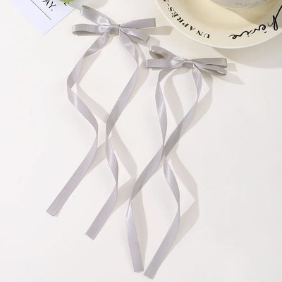 Fabric Hair Bow Clips Set for Women and Girls - Smarsty