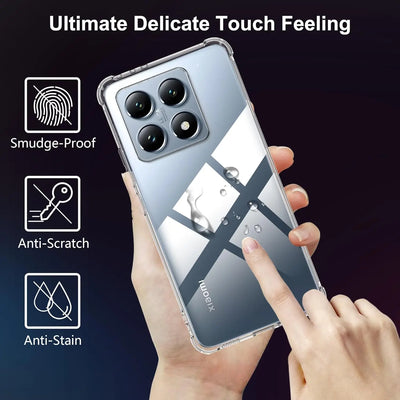 Smarsty Shockproof Transparent TPU Case For Phones Pro Plus -