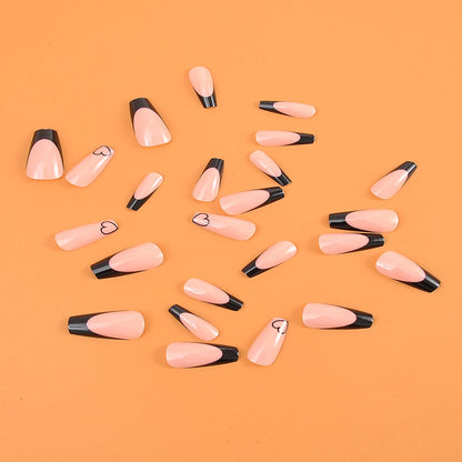 Medium Pink Ballerina Press On Nails Set - Smarsty