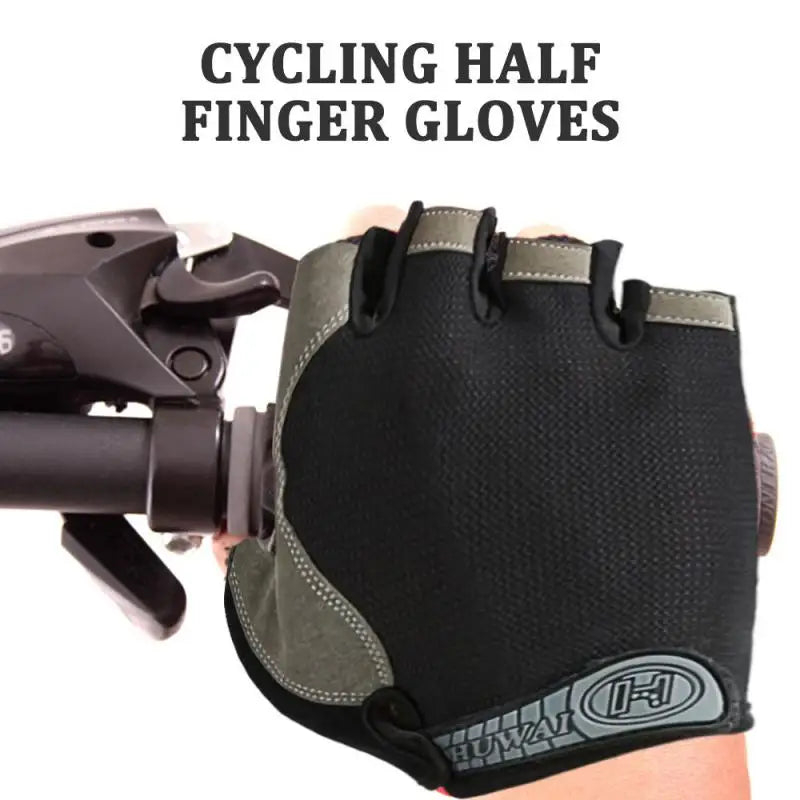 Breathable Half Finger Cycling Gloves Anti Slip Shock Absorption - Smarsty