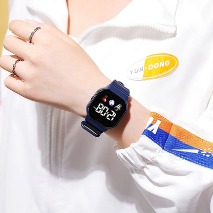 Children's Square Astronaut LED Watch for Stylish Kids - Smarsty
