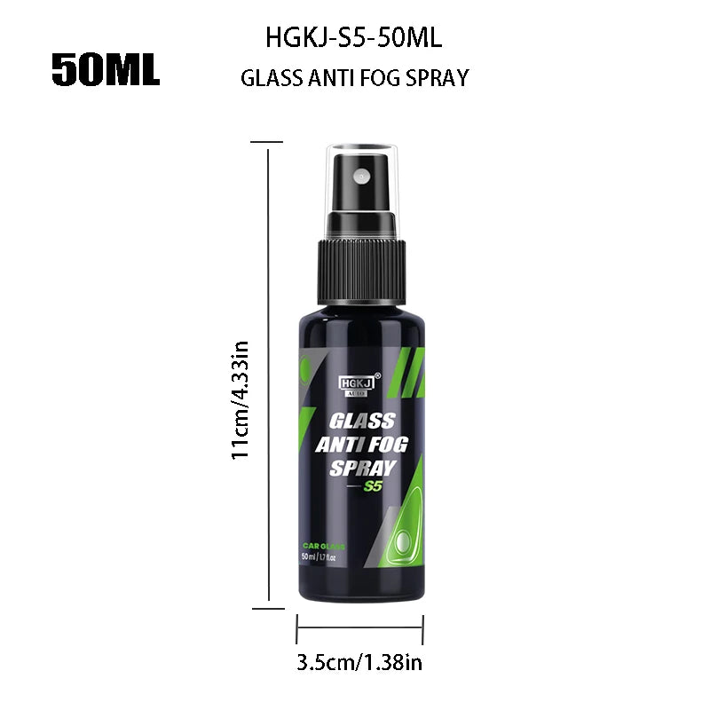 Car Window Anti Fog Spray Liquid Paint Care  Polishe Rainproof Anti-Fog Agent Water Car Care Windshield Glass Auto Accessory - Smarsty